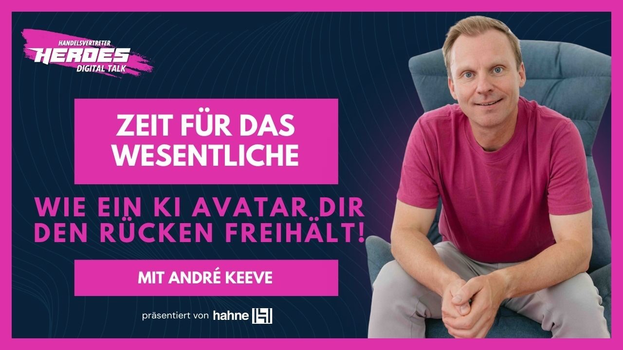 Zeit für das Wesentliche – wie ein KI Avatar dir den Rücken freihält!
