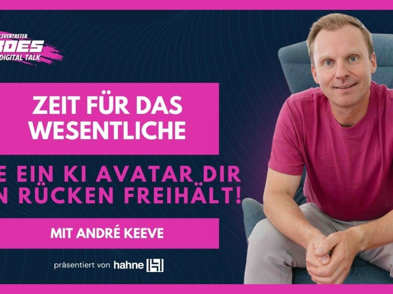 Zeit für das Wesentliche – wie ein KI Avatar dir den Rücken freihält!